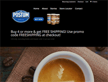 Tablet Screenshot of postum.com